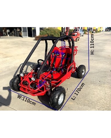 90cc Offroad Dune Buggy Quad ATV Teen Twin Seat Gokart Kids  buggy 4-10 yrs