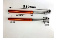 FRONT UPSIDE DOWN FORKS MINI DIRT POCKET BIKE 47cc 49cc A PAIR COLORS