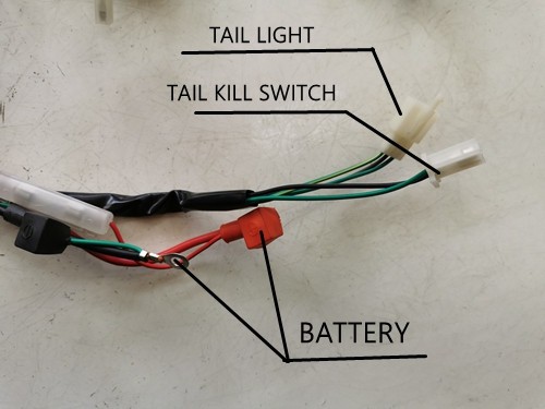 Electric Start Wiring Harness Loom 50cc 110cc 125cc QUAD DIRT BIKE ATV Buggy