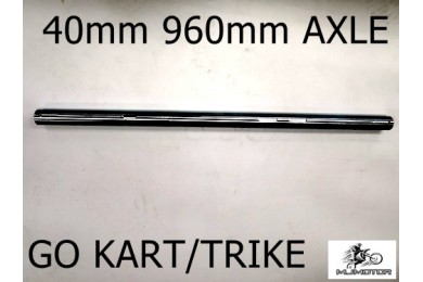 40MM 960mm GO KART TRIKE AXLE 8MM KEYWAYS HUFFY SLIDER TRIKE HOLLOW 5MM THICKNESS