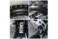 125CC PIT MOTOR DIRT BIKE TRAIL MOTOCROSS PRO ELECTRIC START 14/17 BIG WHEEL RED