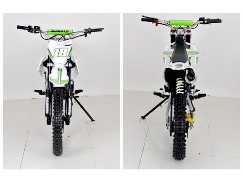 125CC DIRT BIKE PIT MOTOR TRAIL MOTOCROSS DINGO PRO ELECTRIC START 14/17 BIG WHEEL GREEN