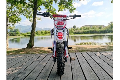 70cc Dirt Bike Trail Pit Bike Motor Electric Start Manual Junior Bike Kid Orange