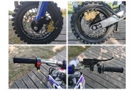 70cc Dirt Bike Trail Pit Bike Motor Electric Start Semi Auto Junior Bike Kid Green