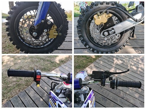70cc Dirt Bike Trail Pit Bike Motor Electric Start Auto STINGRAY Junior Bike Kid Blue