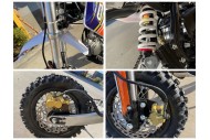 70cc Dirt Bike Trail Pit Bike Motor Electric Start Auto STINGRAY Junior Bike Kid Blue