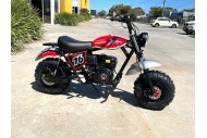 MB200 TrailMaster Hurricane 200X Mini Bike Coleman Full sized Kids Adults Bike RED