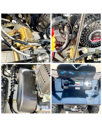 5.5HP 163CC BUGGY TWIN SEAT. FORZA 1, K1.