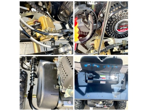 5.5HP 163CC BUGGY TWIN SEAT. FORZA 1, K1.