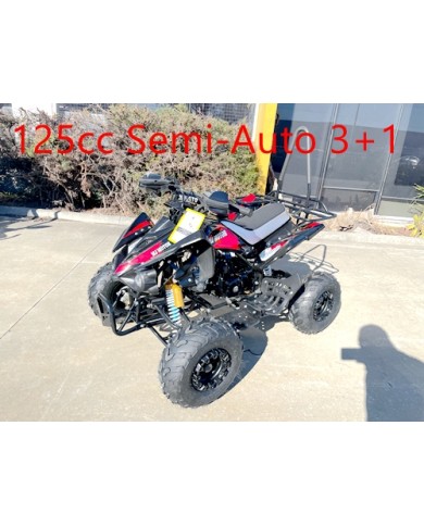 125cc atv quad  3+1 semi auto