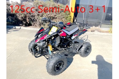 125cc atv quad  3+1 semi auto