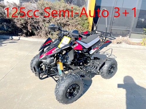 125cc atv quad  3+1 semi auto