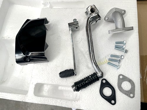 110cc engine electric start semi auto
