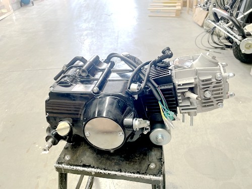 110cc engine electric start semi auto