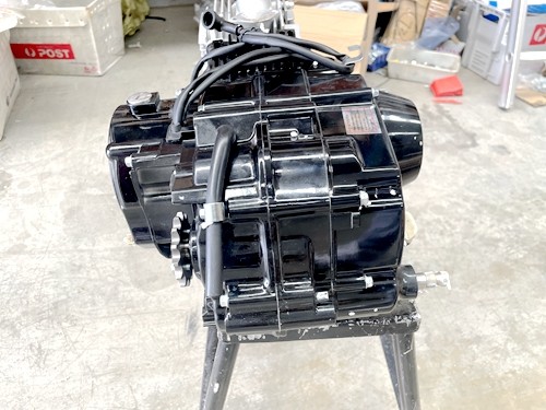 110cc engine electric start semi auto