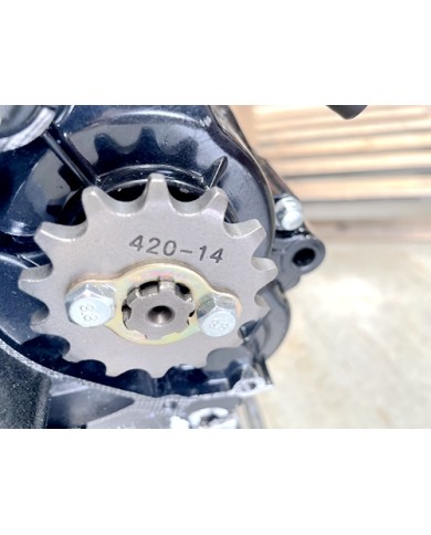 110cc engine electric start semi auto