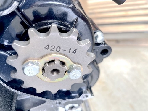 110cc engine electric start semi auto