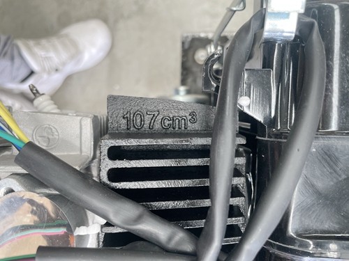 110cc engine electric start semi auto