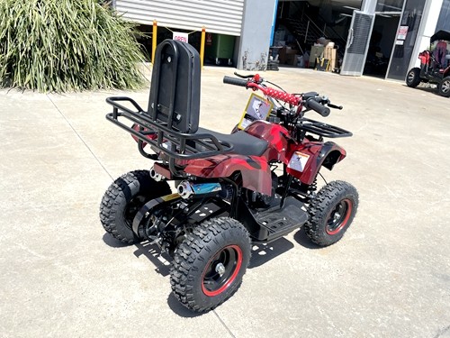 49cc Mini Farm Quad Bike for Kids in Red - MJ Motor