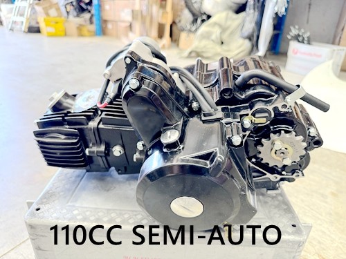 110cc engine electric start semi auto top starter motor