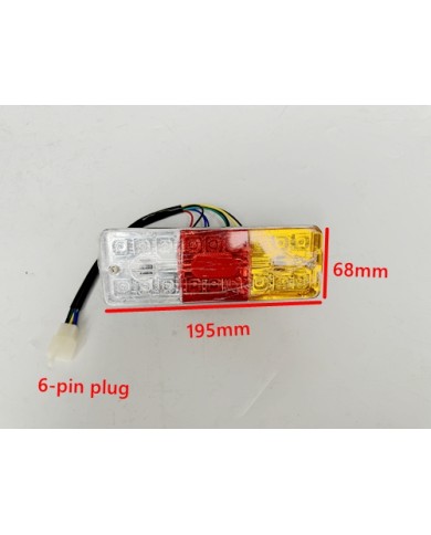 Tail light assembly LED brake stop reverse light Jeep Vehicle ATV Quad