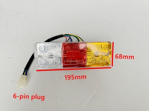 Tail light assembly LED brake stop reverse light Jeep Vehicle ATV Quad