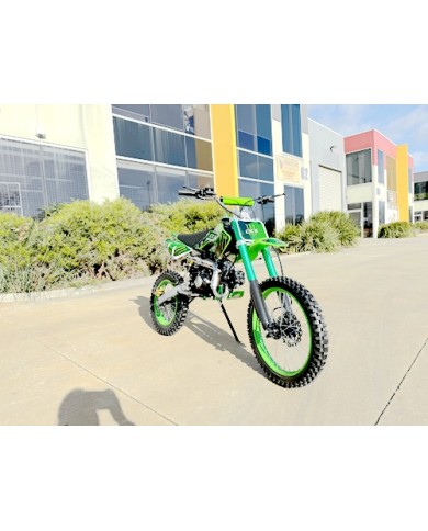 BIGFOOT 125CC PIT MOTOR DIRT BIKE TRAIL MOTOCROSS PRO KICK START 14/17 BIG GREEN