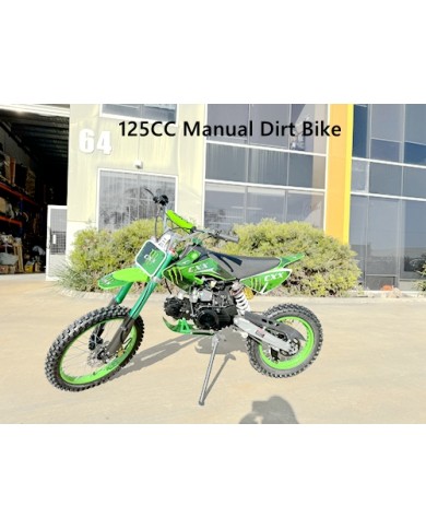 BIGFOOT 125CC PIT MOTOR DIRT BIKE TRAIL MOTOCROSS PRO KICK START 14/17 BIG GREEN