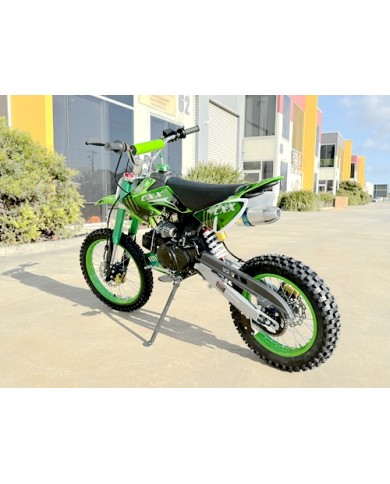 BIGFOOT 125CC PIT MOTOR DIRT BIKE TRAIL MOTOCROSS PRO KICK START 14/17 BIG GREEN