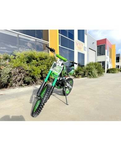 BIGFOOT 125CC PIT MOTOR DIRT BIKE TRAIL MOTOCROSS PRO KICK START 14/17 BIG GREEN