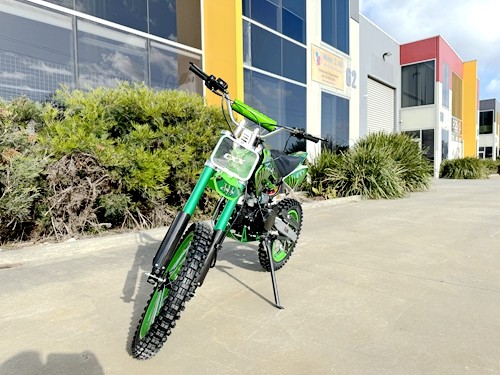 BIGFOOT 125CC PIT MOTOR DIRT BIKE TRAIL MOTOCROSS PRO KICK START 14/17 BIG GREEN