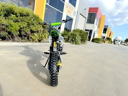 BIGFOOT 125CC PIT MOTOR DIRT BIKE TRAIL MOTOCROSS PRO KICK START 14/17 BIG GREEN