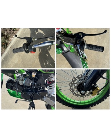 BIGFOOT 125CC PIT MOTOR DIRT BIKE TRAIL MOTOCROSS PRO KICK START 14/17 BIG GREEN