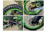 BIGFOOT 125CC PIT MOTOR DIRT BIKE TRAIL MOTOCROSS PRO KICK START 14/17 BIG GREEN