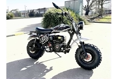 MB200X TrailMaster Hurricane Mini Bike Coleman Full sized REC-REG E-start BLACK