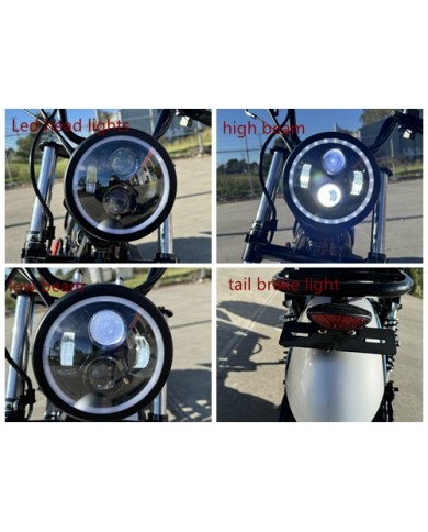 MB200X TrailMaster Hurricane Mini Bike Coleman Full sized REC-REG E-start BLACK