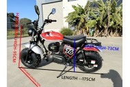 MB200X TrailMaster Hurricane Mini Bike Coleman Full sized REC-REG E-start BLACK