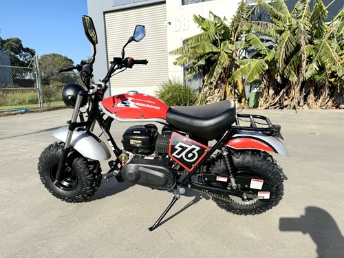 MB200X TrailMaster Hurricane Mini Bike Coleman Full sized REC-REG E-start BLACK