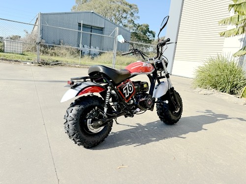 MB200X TrailMaster Hurricane Mini Bike Coleman Full sized REC-REG E-start BLACK