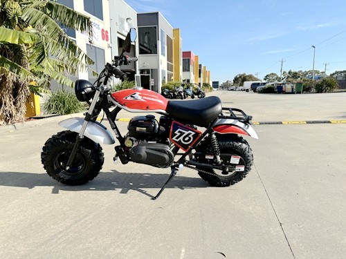 MB200X TrailMaster Hurricane Mini Bike Coleman Full sized REC-REG E-start BLACK