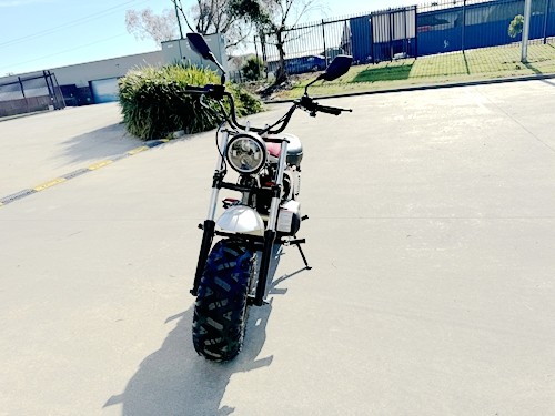MB200X TrailMaster Hurricane Mini Bike Coleman Full sized REC-REG E-start BLACK