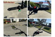MB200X TrailMaster Hurricane Mini Bike Coleman Full sized REC-REG E-start BLACK