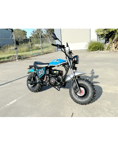 MB200X TrailMaster Hurricane Mini Bike Coleman Full sized REC-REG E-start BLACK