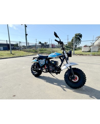 MB200X TrailMaster Hurricane Mini Bike Coleman Full sized REC-REG E-start BLACK