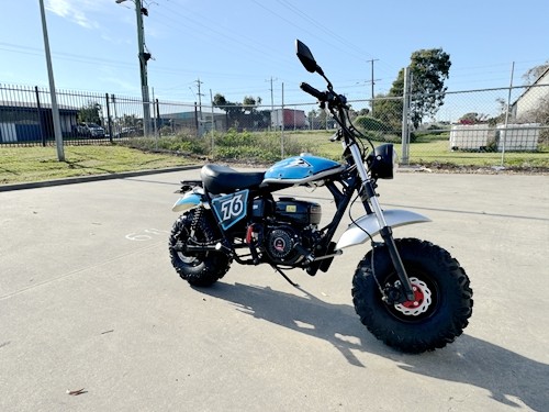 MB200X TrailMaster Hurricane Mini Bike Coleman Full sized REC-REG E-start BLACK
