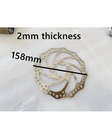 158mm Brake Caliper Disc Disk Rotor 6 mounting Quad Dirt Bike ATV Buggy