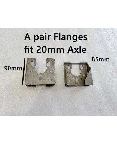 A PAIR WELD ON BEARING HANGER BRACKET FLANGE OFF-ROAD BUGGY suit 20MM AXLE