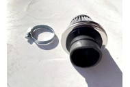 38mm Steel Pod Air Filter Cleaner PIT Dirt Pocket Quad Bike ATV 110cc 125 cc