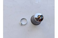 38mm Steel Pod Air Filter Cleaner PIT Dirt Pocket Quad Bike ATV 110cc 125 cc