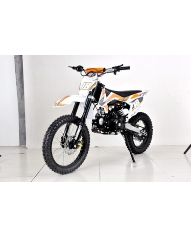 125cc Dirt Bike Pit Motor Motocross Pro Electric Start 14/17 Big Wheel in Dingo Orange
